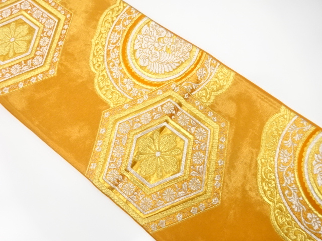 JAPANESE FUKURO OBI / WOVEN FLOWER